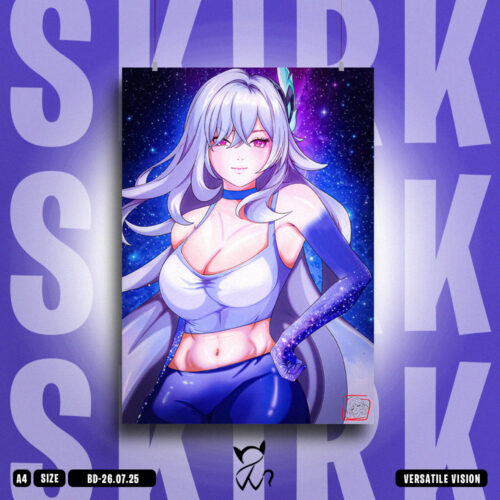 Skirk Genshin Impact Fanmade Wall Poster