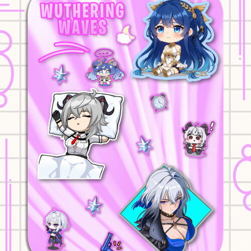 Wuthering Waves Multiple Mix Character Stickers