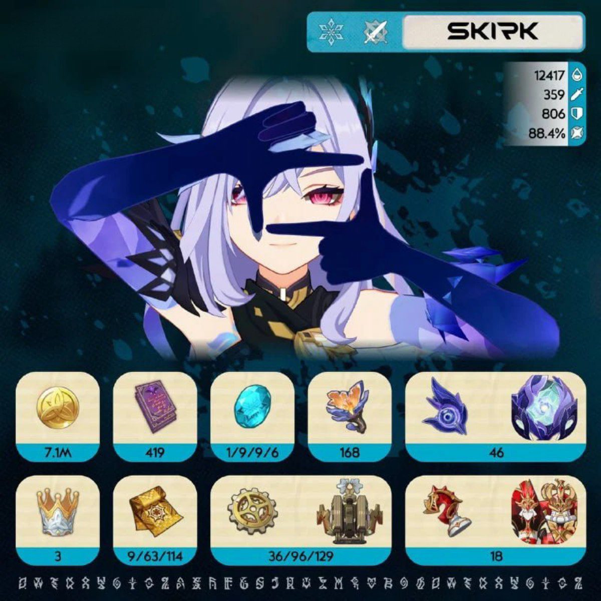 Skirk Materials