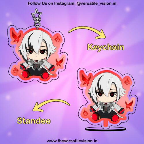 Arlecchino Fan-Made Keychain & Standee