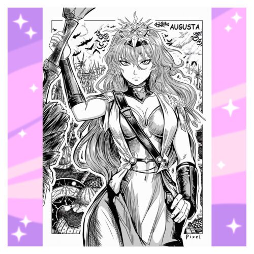 Augusta Wuthering Waves Fanmade Wall Poster