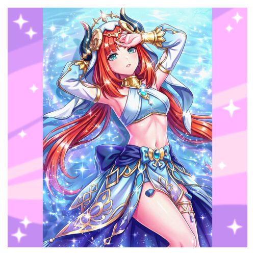 Nilou Genshin Impact Fanmade Wall Poster