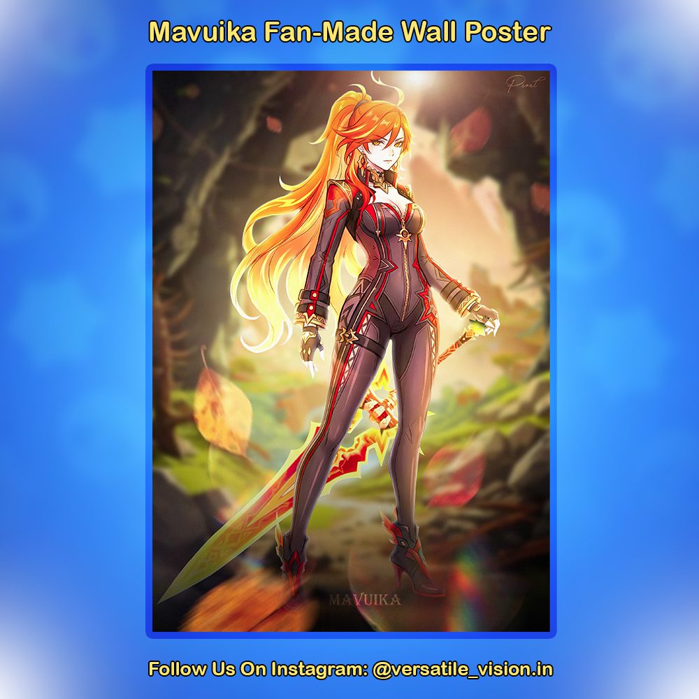 Genshin Impact All Archon's – Fan-Made Wall Poster. - Image 7