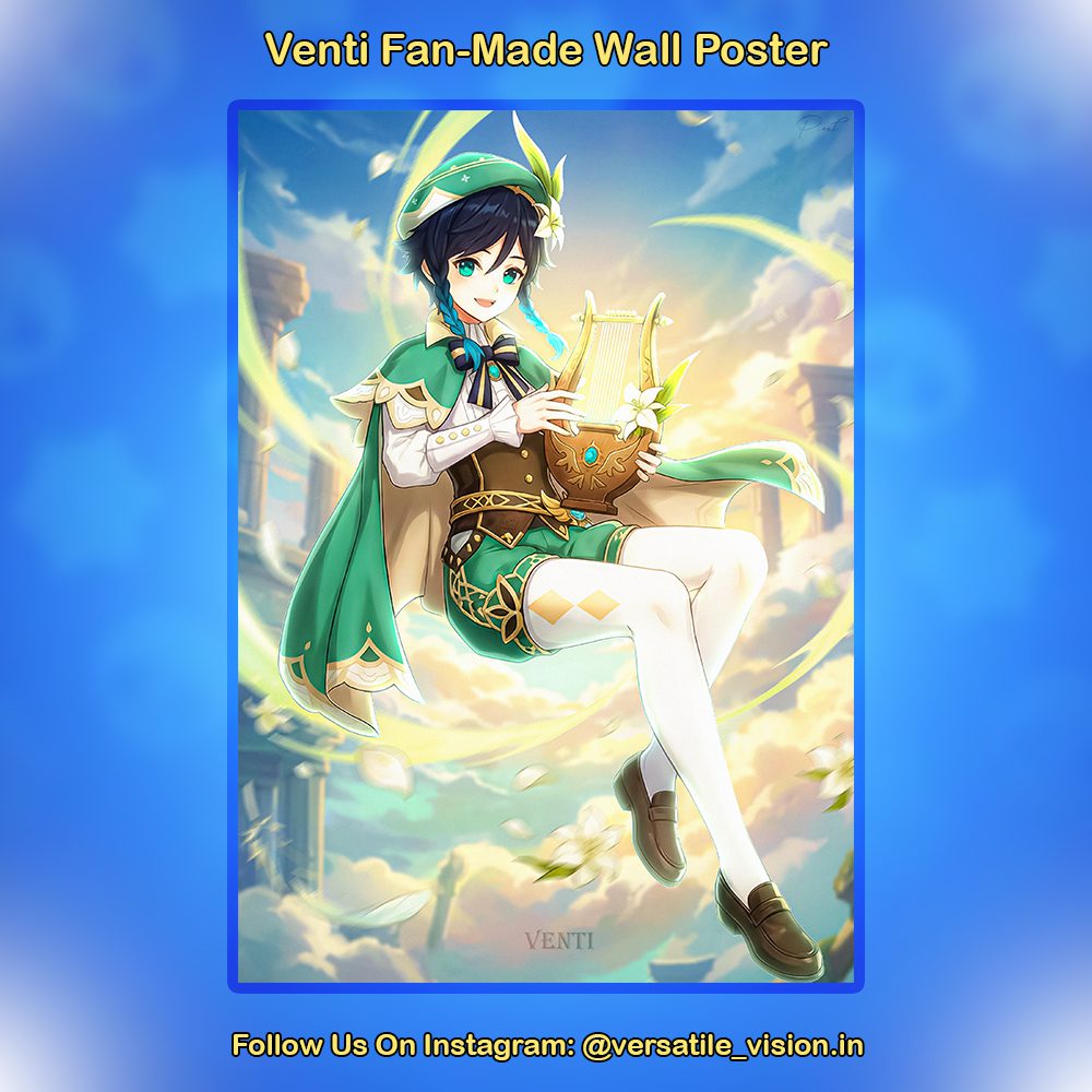 Genshin Impact All Archon's – Fan-Made Wall Poster. - Image 2