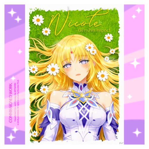 Nicole Genshin Impact Fanmade Wall Poster